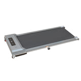 Under Desk Treadmills Low Noise Walking Pad for Home/Office Lightweight Portable Running Jogging Machine with Remote Control LED Display,Gray