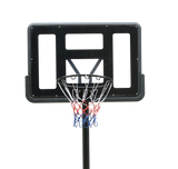 Portable Basketball Hoops & Goals Adjustable 6.6ft -10ft Basketball System Height 44'' Backboard for Adult Teenagers Indoor Outdoor Use