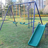 Playground Metal Swing Chair With Slide