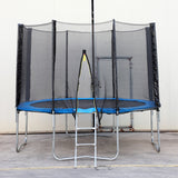 10ft Outdoor Trampoline with Net, Safty Secured Recreational Trampoline
