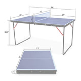 Foldable Mini table tennis table