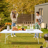 8' Multi-purpose outdoor folding 8ft casual picnic table game party table
