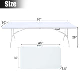 8' Multi-purpose outdoor folding 8ft casual picnic table game party table