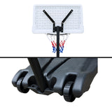 Portable Junior Basketball Hoop Stand Free Standing with 28" Backboard Height Adjustable up to 7' for Teens