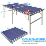 Foldable Mini table tennis table