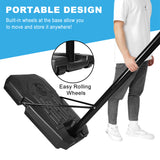 PC Backboard Outdoor Portable Basketball System 10ft Height Adjustable Moveable Basketball hoop