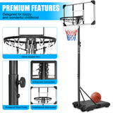 Height Adjustable  Outdoor Portable Teenager Basketball Hoop System