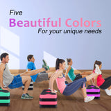 27in Aerobic Step Platform with 4 Risers Adjustable Exercise Fitness Workout Stepper,Black and Pink
