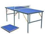 72'' Foldable Portable Ping Pong Table£¬0.5'' Thick W/Accessories for Indoor Outdoor
