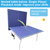 9'X5' Foldable Ping Pong table£¬0.5'' Thick for Indoor Outdoor