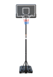 Portable Basketball Hoops & Goals 35.4 '' Backboard Basketball System Height Adjustable 6.2ft -8.5ft for Adult Teenagers Indoor Outdoor Use